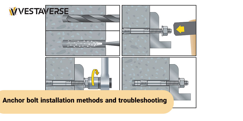 روش های نصب انکر بولت و رفع مشکلات
