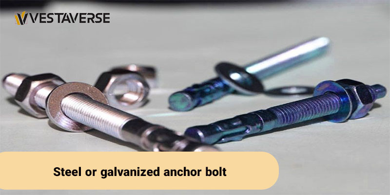 انکر بولت استیل یا گالوانیزه