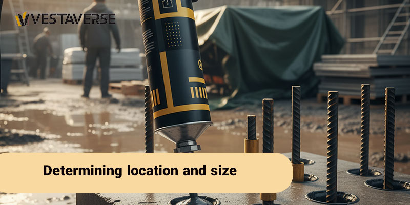 تعیین محل و سایز