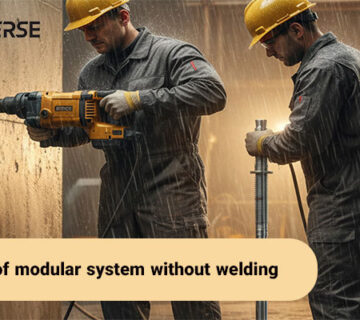 نصب سیستم مدولار بدون جوشکاری