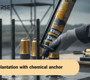 کاشت میلگرد با انکر شیمیایی