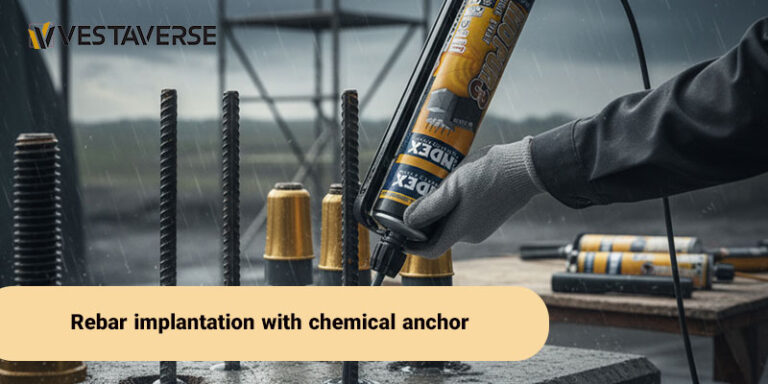 کاشت میلگرد با انکر شیمیایی