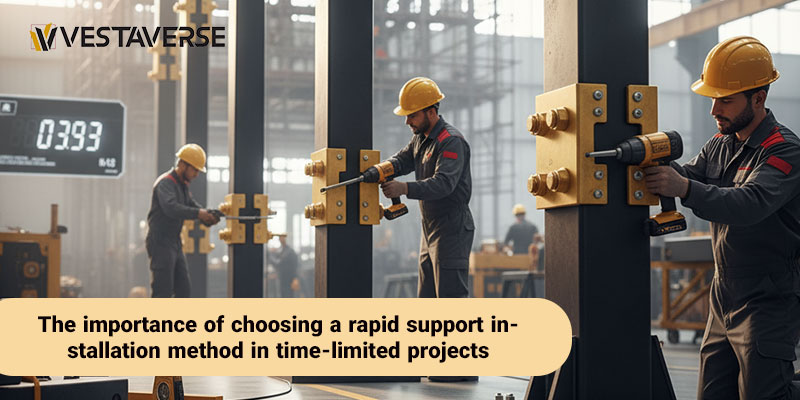 اهمیت انتخاب روش نصب سریع ساپورت در پروژه های با زمان محدود