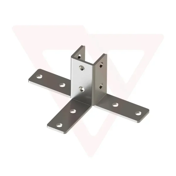 پایه پروفیل سه طرفه دو سوراخ SM3W B 2H